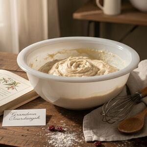 Pyrex White Clear Bottom Nesting Mixing Bowl 323 Prep Kitchenware 1.5L Vintage